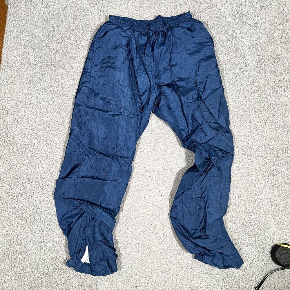 Vintage Sunterra Windbreaker Track Pants Adult 80s 90s Blue Active Medium